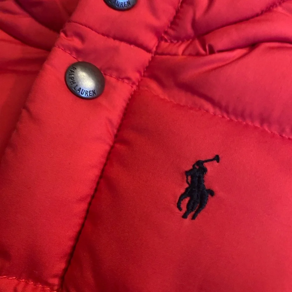 NWOT Ralph Lauren Red Baby Snowsuit size 3 M
